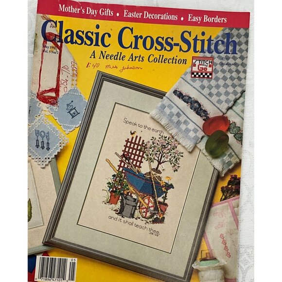 Set Of 6 Vintage Cross-Stitch Magazines 1992 Classic Cross-Stitch & Just CrossSt - Picture 9 of 9